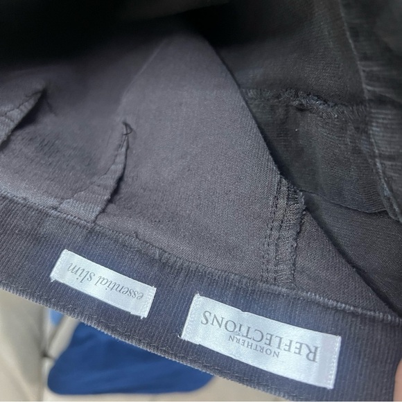 NORTHERN REFLECTIONS  Corduroy Dark Brown Wide Leg Pants Casual 36x38 Relax Fit - Picture 7 of 8